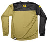 Finish Line Long Sleeve Jersey Black & Olive